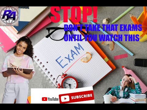 STOP! Don't Take That Exams Until You Watch This...   How to pass all exams. #uninversities#students