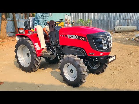 New series VST 927 4x4 mini tractor full review | New design features