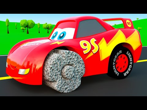 Ancient Wheels Trouble! | McQueen’s Funny Garage Mishaps