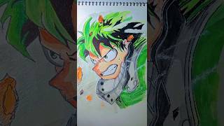 Drawing Deku ✨🎨#deku #shorts #myheroacademia #anime #art #izukumidoriya #manga