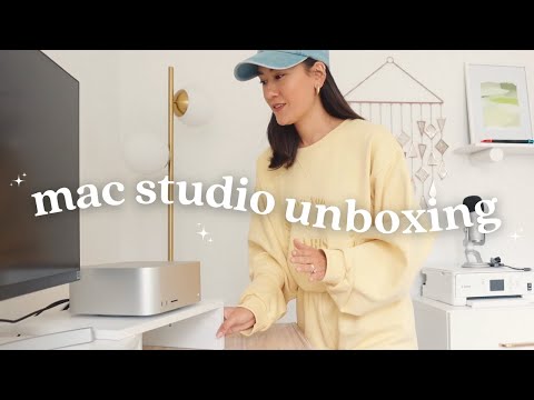 💫 Mac Studio Unboxing & Setup | thoughts, apps, customization