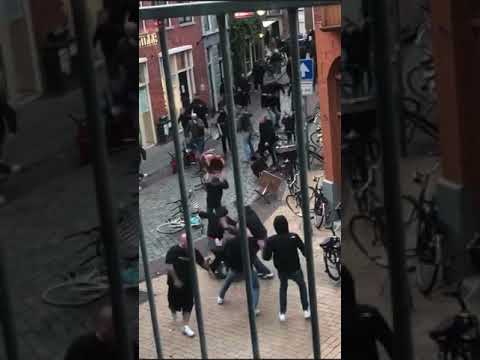 *HOOLIGAN SCRAP* - Two German Club’s Fans Trash A Village