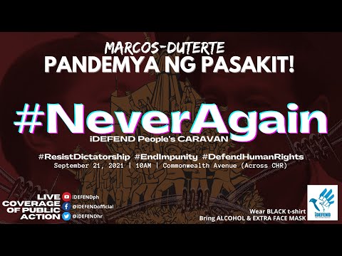 #NeverAgain iDEFEND People's CARAVAN