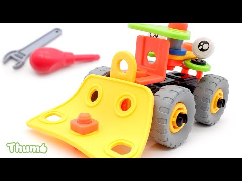 【試玩】 Build & Play 拼砌工程車 Stem Toys - Engineering Vehicle