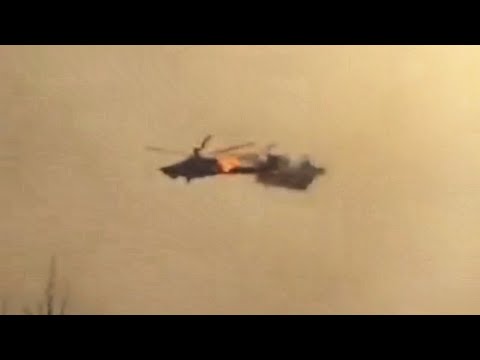 Mi-28N Havoc was shot down by the Ukrainian stinger missile in Luhansk.