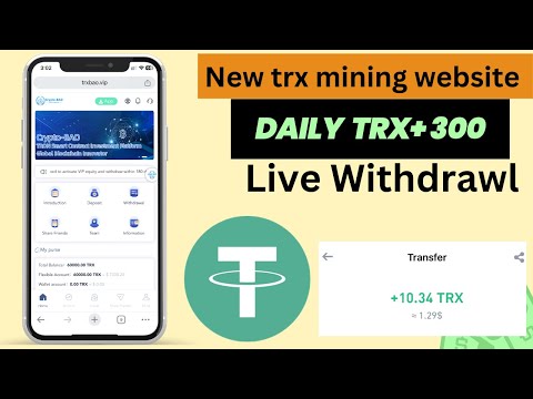 New trx crypto-BAO mining site | best investment site | trx withdrawal site | earning trusted site