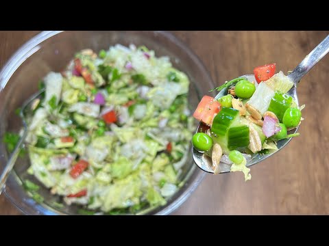 Diet salad | eat and lose weight quickly | ideas for low-calorie dinner | healthy lettuce salad 🥗