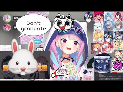 Pekora directly tells Aqua not to graduate