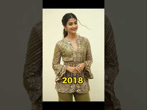 | Pooja Hegde Evolution 2012 - 2023 🔥| indian actress ♥| POOJA HEGDE | #chuttamalle song