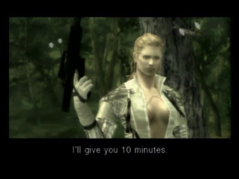 Metal Gear Solid 3: Snake Eater - Final Boss Battle vs. The Boss & finale