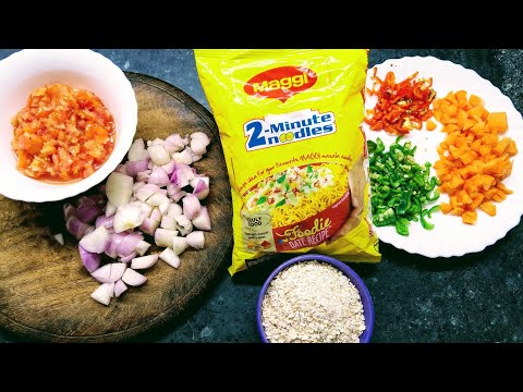 Maggi noodles with Oats and vegetables