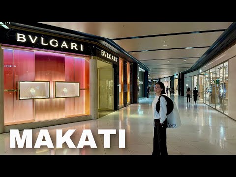 Philippines MAKATI CITY Evening! | Early Christmas Walk Tour - Streets & Malls this November 2024