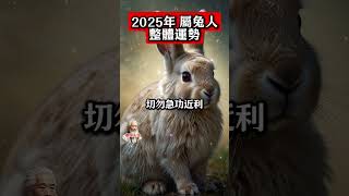 生肖兔，2025年要出大事！家裡有屬兔人一定要注意了