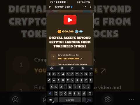 Digital Assets Beyond Crypto: Earning from Tokenized Stocks Memefi New video code #memefi