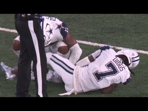 Trevon Diggs ‘NASTY’ INJURY 🙏😳 Cowboys Vs Giants 2024 highlights