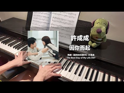 许成成 - 因你而起 钢琴抒情版【遇见你的那天 The Best Day of My Life OST】片尾曲 Closing Theme Piano Cover | 钢琴谱 Piano Sheet