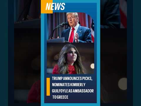 Trump Announces Picks, Nominates Kimberly Guilfoyle as Ambassador to Greece #Kimberly Guilfoyle