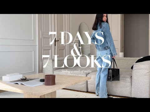 7 Days 7 Looks | Outfits 2023 | Outfits of the Week | Winter Capsule Wardrobe | AD