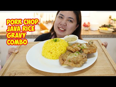 Pork Chop Java Rice with Gravy