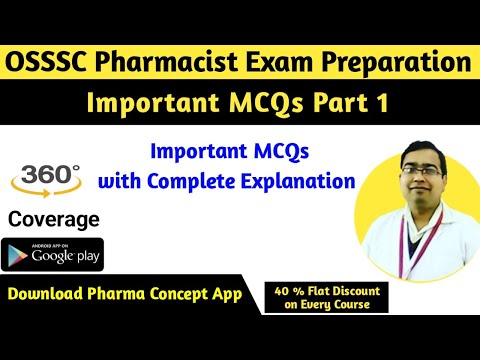 Odisha Pharmacist Exam | Jharkhand Pharmacist exam |  Important MCQs | with Explanation