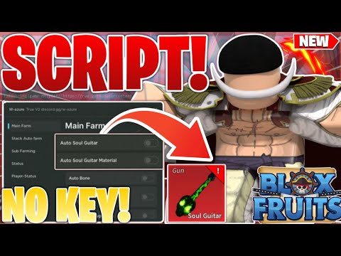 Blox Fruits Script Keyless Pastebin 2024 | Auto Farm (W-azure Hub) | Working Mobile And PC