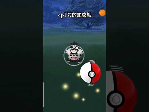 cp137的蛇紋熊｜#pokémon #pokemongo #精靈寶可夢