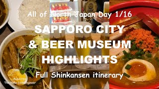 The best of Sapporo, Hokkaido in the summer featuring Sapporo Beer Museum! North Japan Day 1 of 16