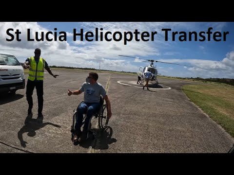 St Lucia Helicopter Transfer | Manual Wheelchair User