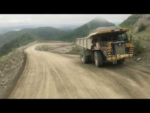 JP CATdumptruck or CAThaultruck Driving Video