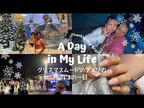 Eng)【留学vlog】クリスマスムードのアメリカ！！