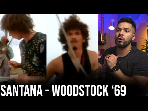 Santana's Soul Sacrifice (shorter version) at1969 Woodstock is special... (Reaction!)