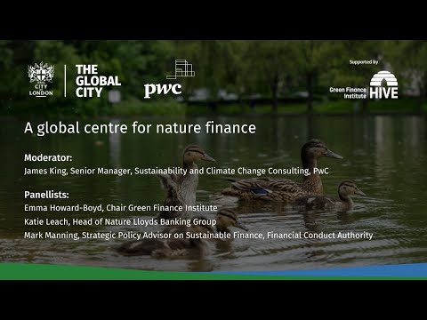 A global centre for nature finance