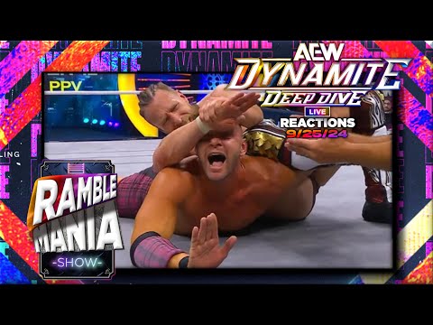 Dynamite Deep Dive Live (9/25/24) AEW Dynamite (Grand Slam) Live Reactions