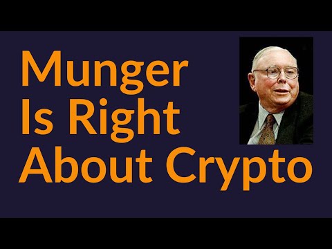 Charlie Munger Is Right About Crypto