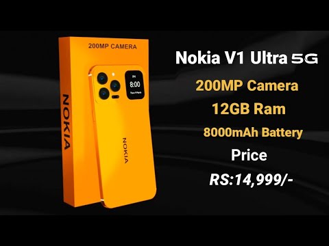 Nokia V1 Ultra - 8000 Battery, 200Camera, 12GB Ram,256GB, 5G, Ultra HD,Hand's On,Specs Get a Website