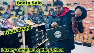 Cheapest Export Surplus Genuine Leather Shoes | Luxury Leather Shoes | Chelsea Boots Formal Sneakers