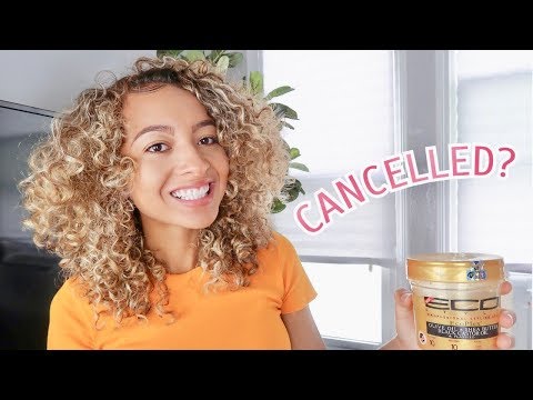 CURLY HAIR ROUTINE // ECO STYLE GOLD GEL / 3A-3B