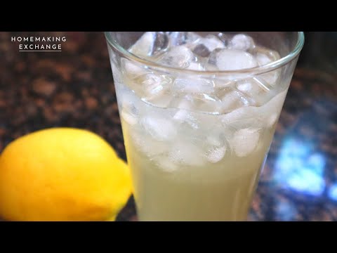 Homemade Lemonade Recipe | Single Serving Lemonade Recipe | Quick and Easy One Glass Lemonade