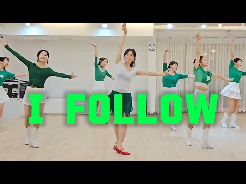 I Follow Line Dance l Improver l 아이 팔로우 라인댄스 l Linedancequeen l Junghye Yoon