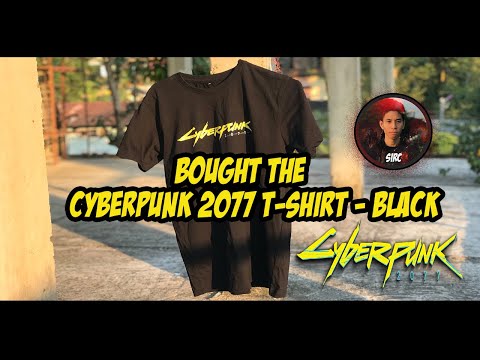 Cyberpunk 2077 T-Shirt - BLACK PRINTED VERSION