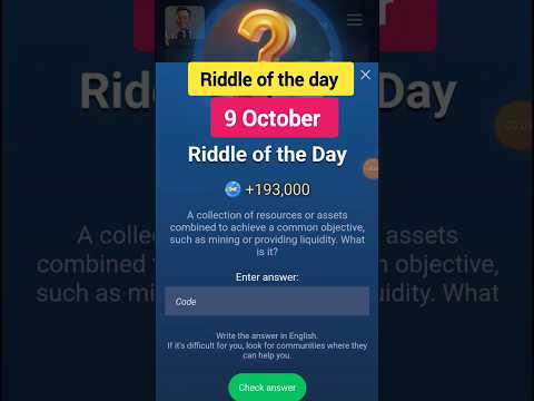 Riddle of the day x empire | today 9 October riddle of the day