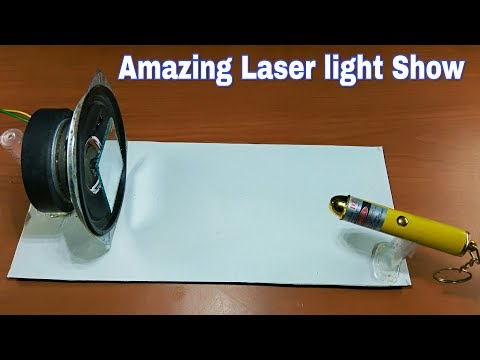 How to make a Laser Light Show Projector | Amazing laser light dj show