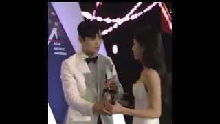 cha eun woo and moon ga young award ✨#chaeunwoo #moongayoung #shorts #truebeauty #kdrama