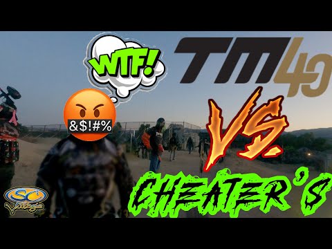 SC VILLAGE PAINTBALL  // TM40 VS CHEATERS // THINGS GOT HEATED 🤬