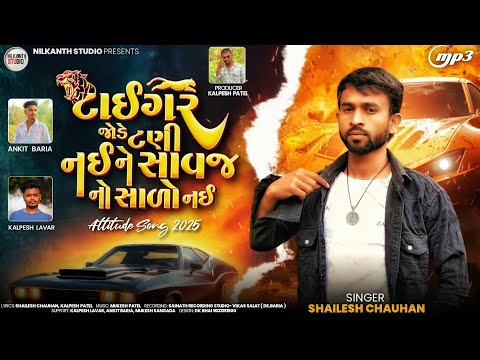 ટાઈગર જોડે ટણી નઈ ને સાવજ નો સાળો નઈ | ft. Shailesh Chauhan | New Gujarati Attitude Song 2025 |