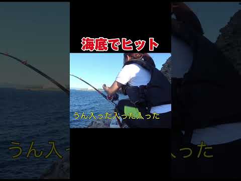 海中見ながら釣りしたらデカい魚釣れる説#釣り#沖縄#万座毛