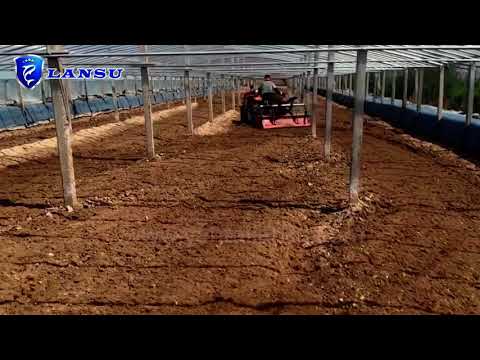 Compact /greenhouse Tractor with Rotary machine/Front Loader and PTO for Small Scale Operations