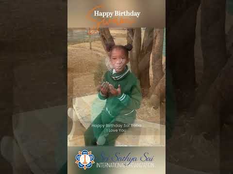 Birthday Wishes from Sai Students in South Africa | Sai Shine