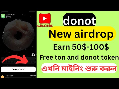 Donot new airdrop || earn 50$ 100$|| donot listing date|| free ton and donot token|