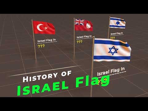 Evolution of Israel Flag | History of Israel Flag | Flags of the world |